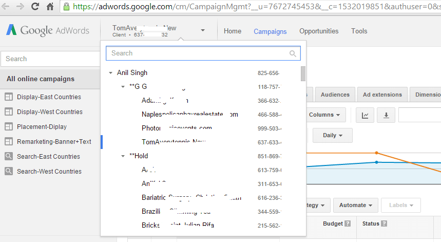 Adwords-Improved-Interface and navigation