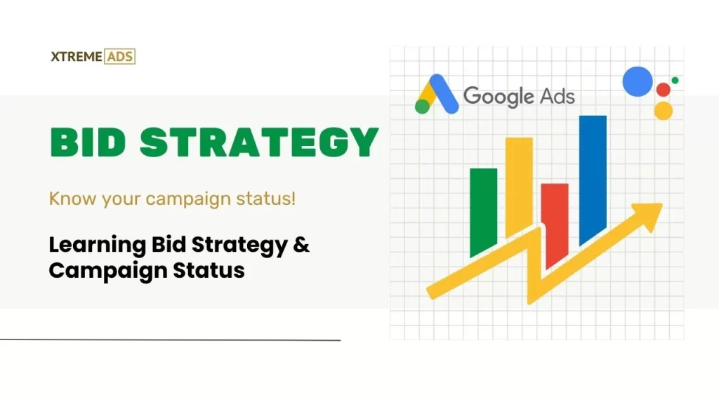 learn bid strategy and campaign status