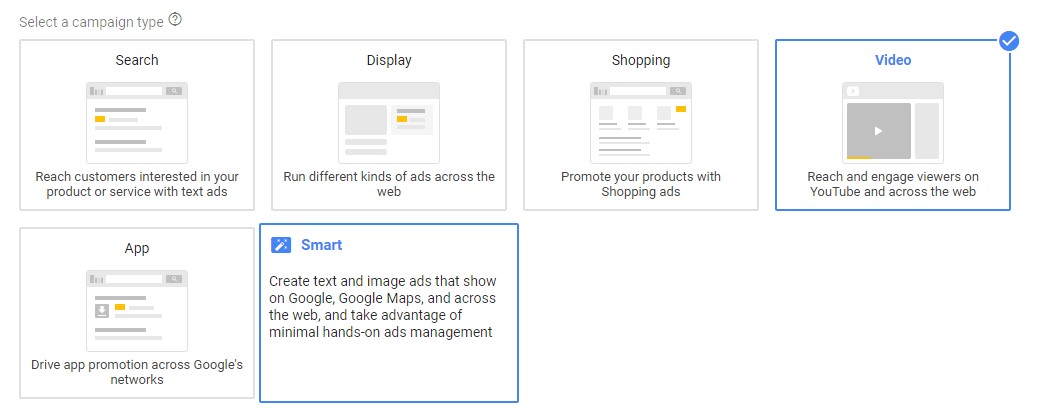 GoogleAds- Campaign type