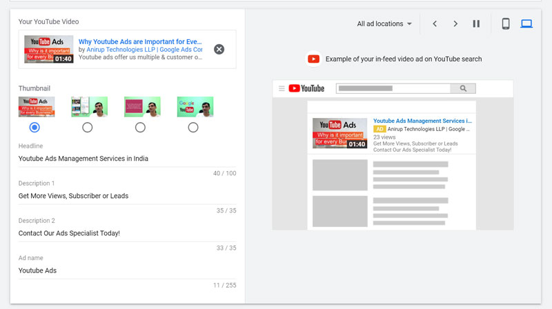 Youtube marketing services in India