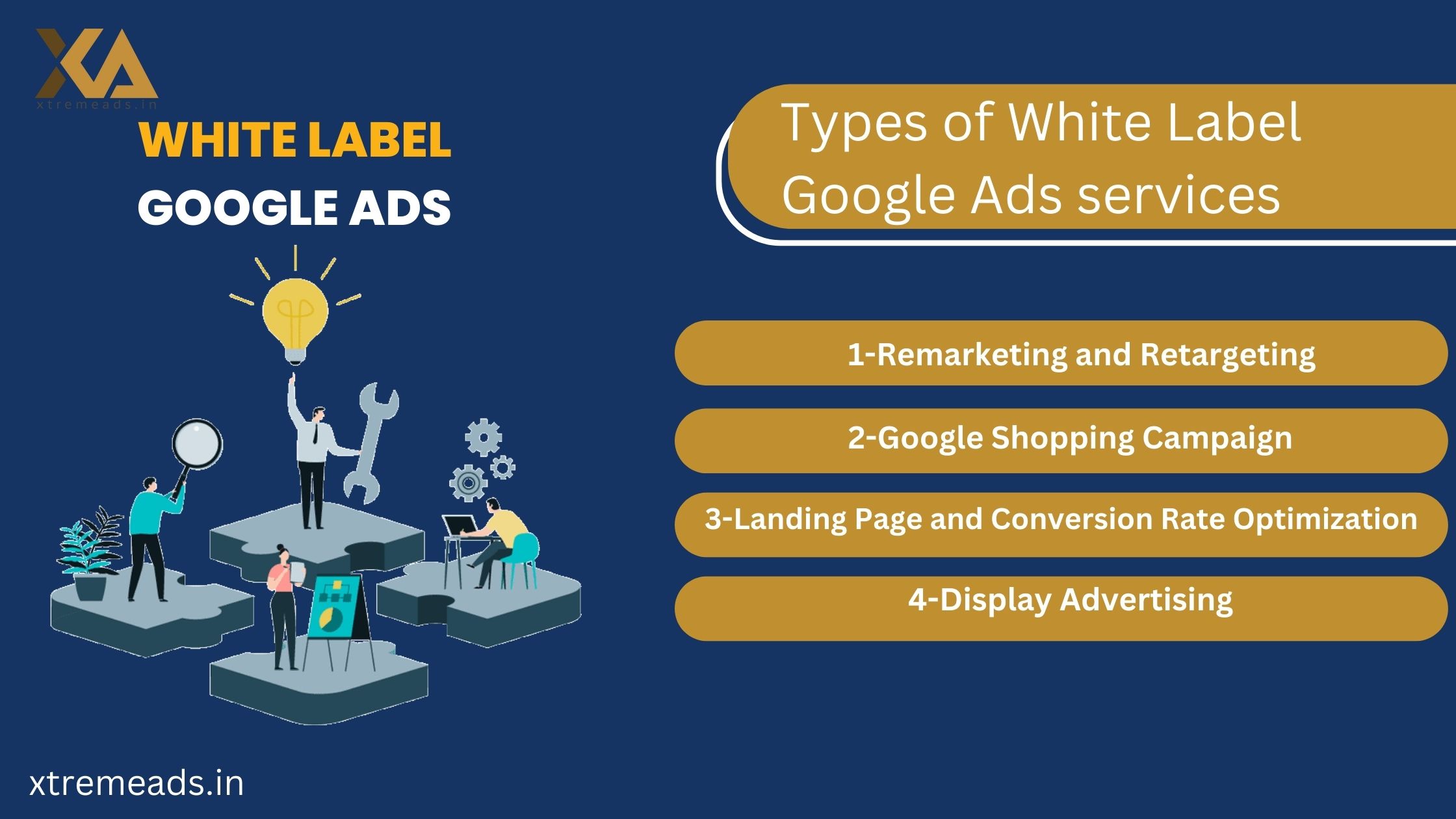 types of White label google ads services - Xtreme Ads