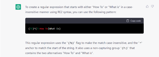 Compose Regular Expressions In Analytics Reporting - ChatGPT